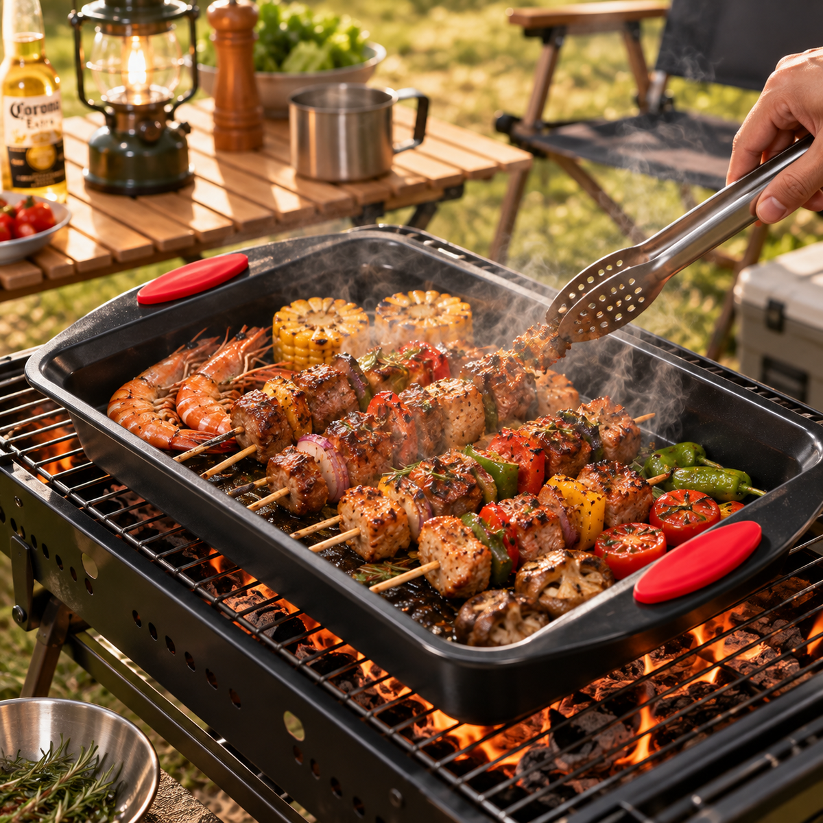 Pro-Chef Carbon Steel Roasting & Baking Pan – Non-Stick & Heat-Safe