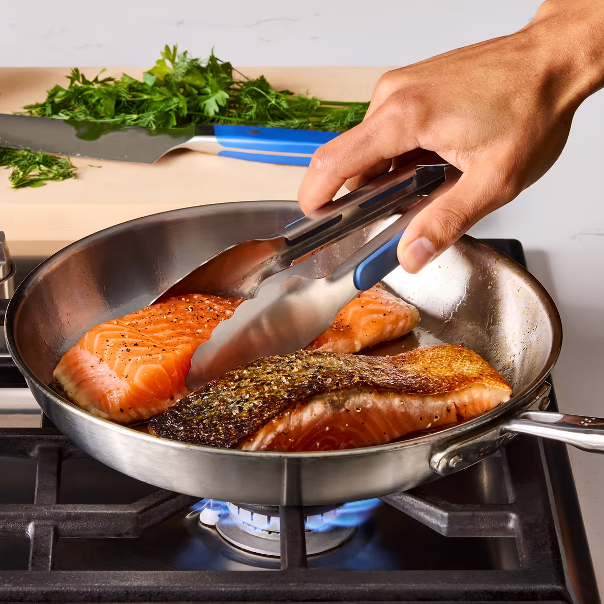 Pro Stainless Steel Frying Pan