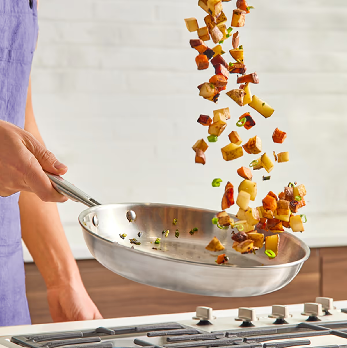 Pro Stainless Steel Frying Pan